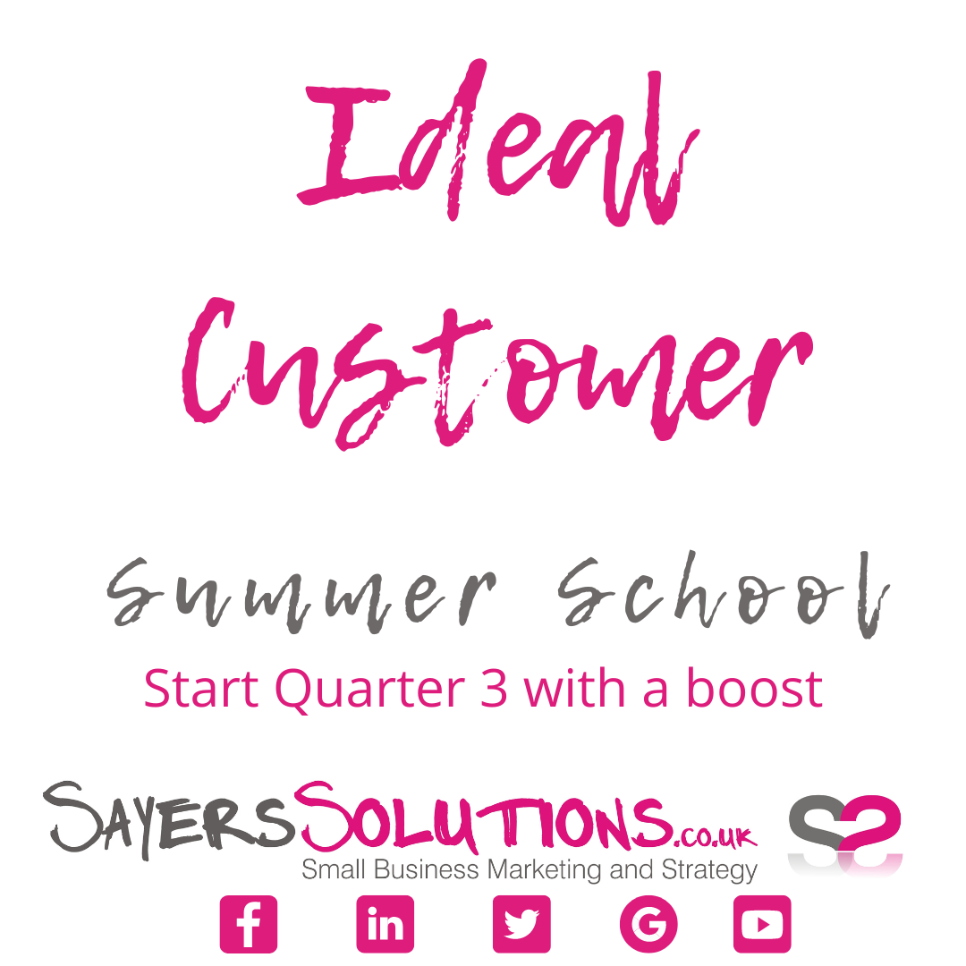 Sayers Solutions Summer School - Ideal Customer