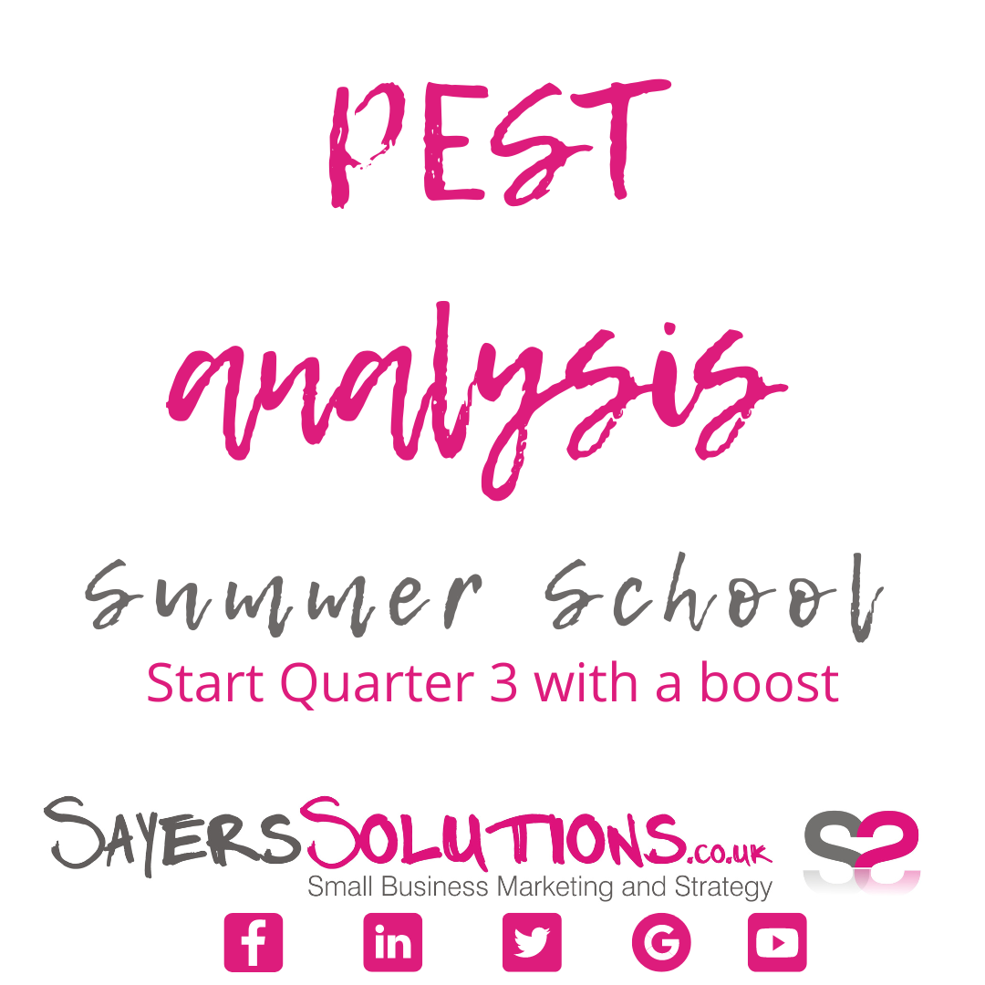 Sayers Solutions Summer School - PEST